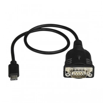 StarTech.com Adaptador USB-C a Serie DB9 RS232 - Cable Conversor USBC a Serie DB9 RS232 - Adaptador ICUSB232C