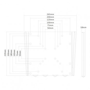SOPORTE PARED MONITOR-TV FPMA-W110BLACK