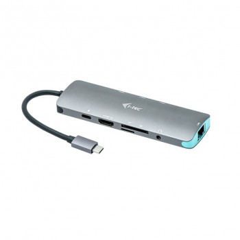 i-tec Metal USB-C Metal Nano Docking Station 4K HDMI LAN + Power Delivery 100 W, Alámbrico, USB 3.0  C31NANODOCKLANPD