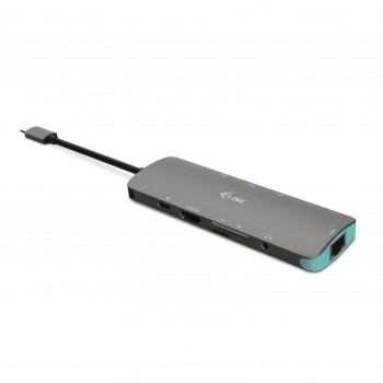 i-tec Metal USB-C Metal Nano Docking Station 4K HDMI LAN + Power Delivery 100 W, Alámbrico, USB 3.0  C31NANODOCKLANPD