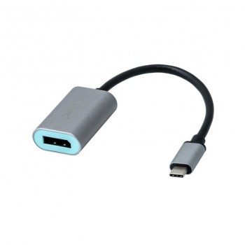i-tec Metal USB-C Metal Display Port Adapter 4K 60Hz, USB-C 3.1, Display Port, Macho Hembra, 0,15 m, C31METALDP60HZ