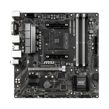 MSI B450M BAZOOKA, DDR4-SDRAM, DIMM, 1866,2133,2400,2667,2800,2933,3000,3066,3200,3466 MHz, Dual, 64 911-7A38-015
