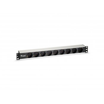 REGLETA ALIMENTACION ALUMINIO RACK 19 1U 9 TOMAS 333292