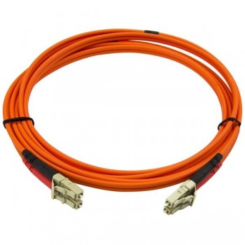 StarTech.com Cable Patch de Fibra Duplex Multimodo 50 125 2m LC - LC, 2 m, OM2, LC, LC, Naranja 50FIBLCLC2