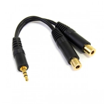 StarTech.com Cable 15cm Audio Splitter Divisor de  MUY1MFF