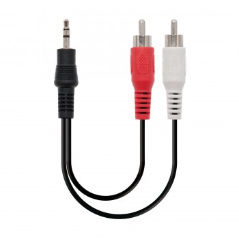 CABLE AUDIO ESTEREO, 3.5 M-2xRCA M, 1.5 M 10.24.0301