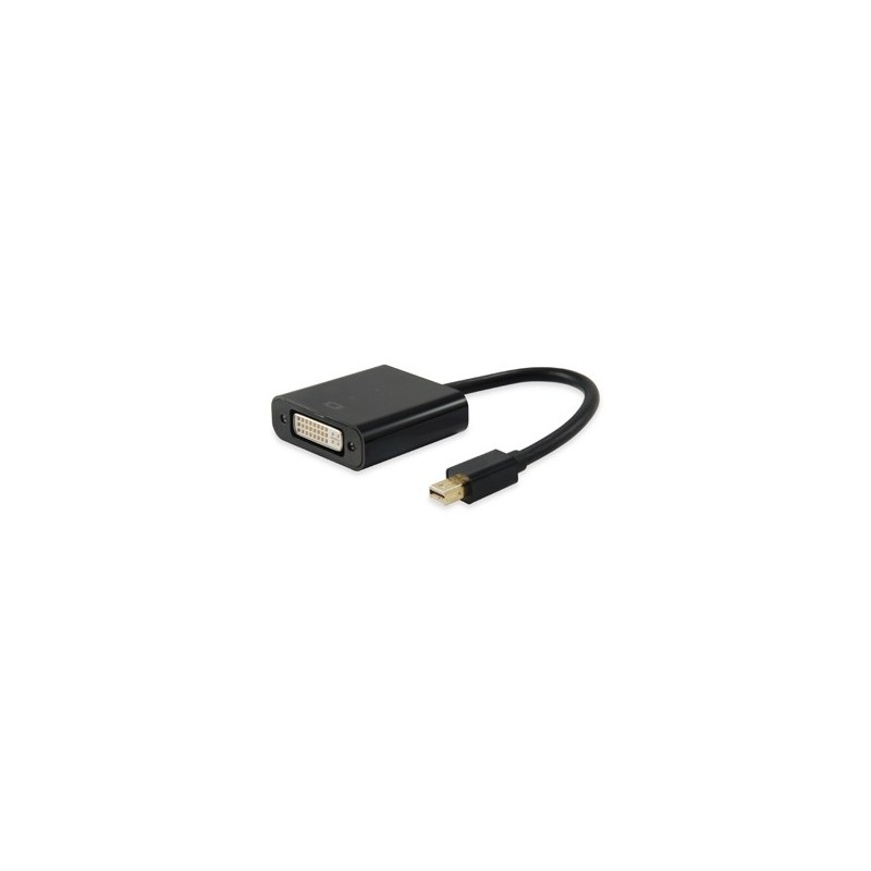 Equip 133433, Mini DisplayPort, DVI-I, Macho Hembra, Negro