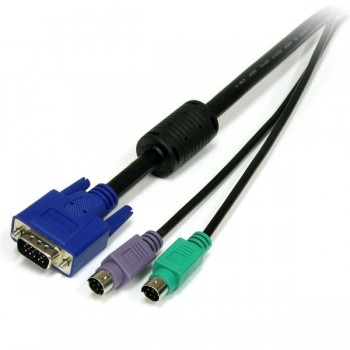 StarTech.com SVPS23N1_6, VGA, 2 x PS 2, M M, VGA, 