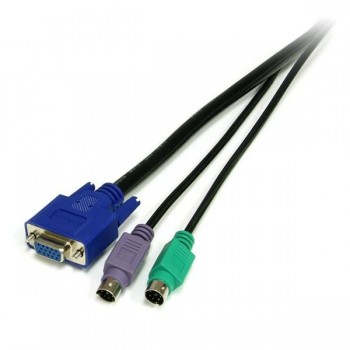 StarTech.com SVPS23N1_6, VGA, 2 x PS 2, M M, VGA, 