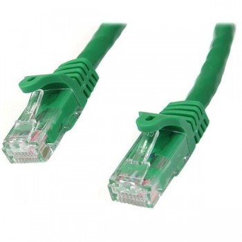StarTech.com Cable de 10m Verde de Red Gigabit Cat6 Ethernet RJ45 sin Enganche - Snagless - 1 x RJ-4 N6PATC10MGN