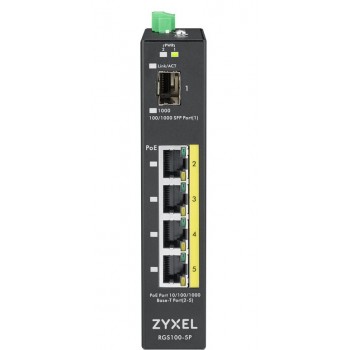 Zyxel RGS100-5P 5 puertos RJ-45 Negro RGS100-5P-ZZ0101F
