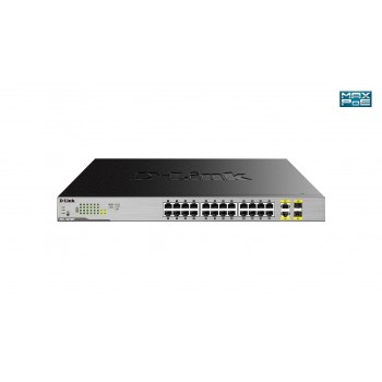 D-Link DGS-1026MP 24 puertos RJ-45 Negro, Gris DGS-1026MP