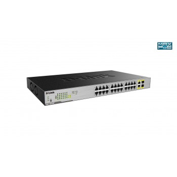D-Link DGS-1026MP 24 puertos RJ-45 Negro, Gris DGS-1026MP