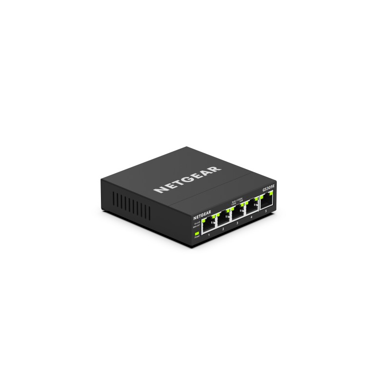 Netgear GS305E Gestionado Gigabit Ethernet (10 100 1000) Negro GS305E-100PES