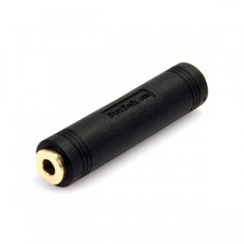 StarTech.com 3.5mm Adapter, 3.5mm, 3.5mm, Negro GCAUD3535FF