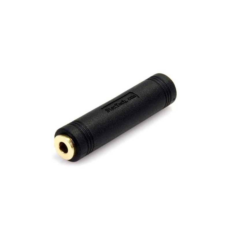 StarTech.com 3.5mm Adapter, 3.5mm, 3.5mm, Negro GCAUD3535FF