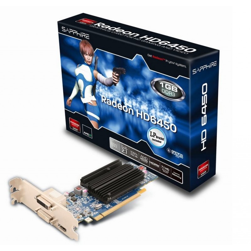 (REACONDICIONADO) Sapphire Radeon HD6450  1 GB 11190-02-20G