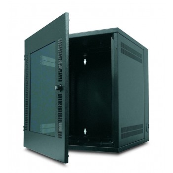 APC NetShelter WX Wall-Mount Enclosure 13U Glass Door Black Rack o bastidor independiente Negro AR100