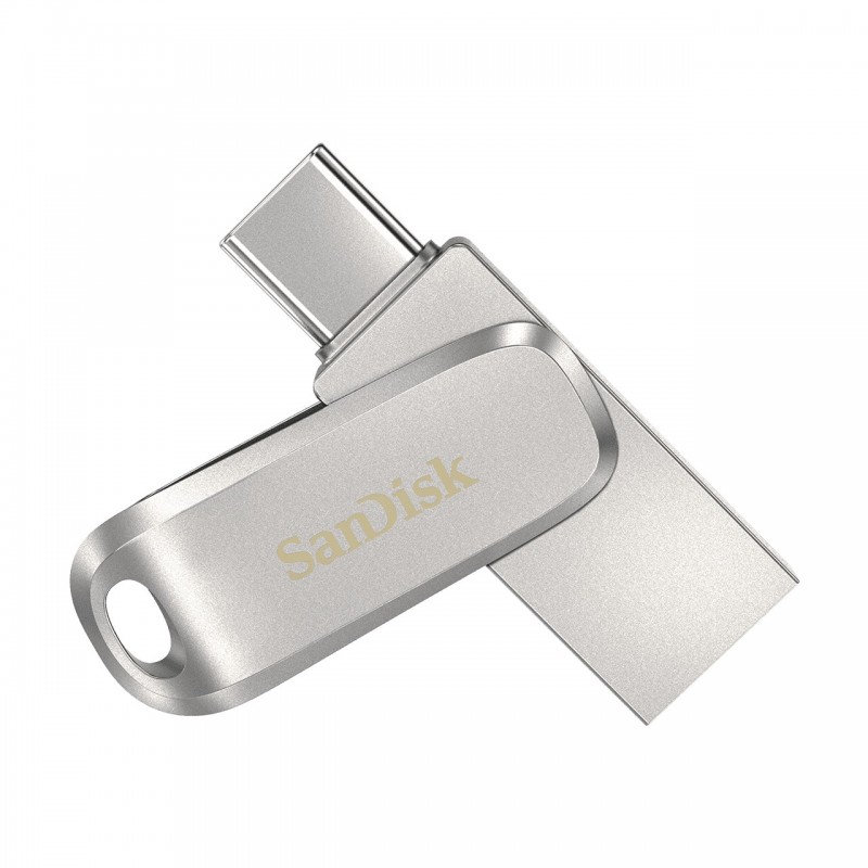 Sandisk Ultra Dual Drive Luxe 512GB USB Type-A   USB Type-C - Acero inoxidable SDDDC4-512G-G46