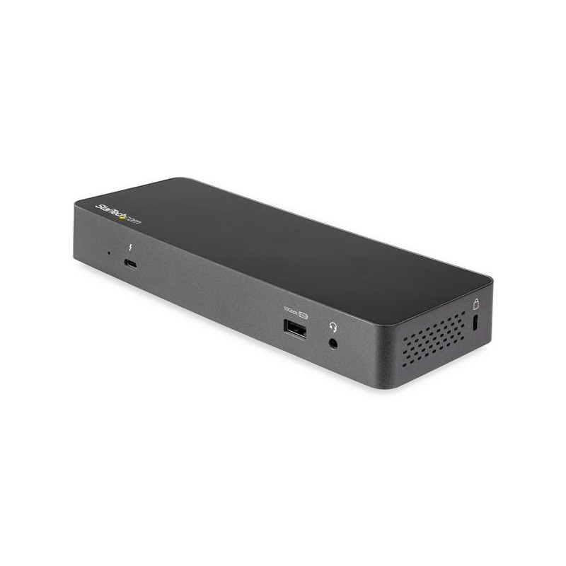 StarTech.com Dock Thunderbolt 3 con Compatibilidad para Ordenadores Portátiles USB-C TB3CDK2DPUE