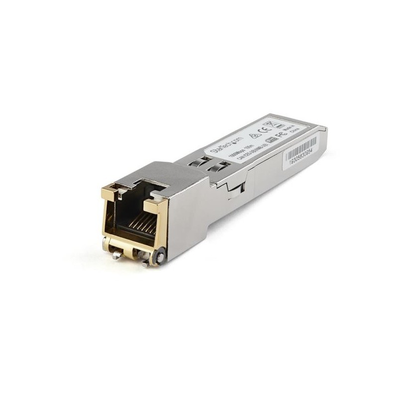 StarTech.com Módulo Transceptor SFP Compatible con Cisco GLC-TE - 1000BASE-T - con Temperatura Exten GLCTEST
