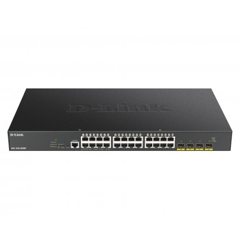 D-Link DGS-1250-28XMP switch Gestionado L3 Gigabit Ethernet (10 100 1000) Negro Energía sobre Ethern