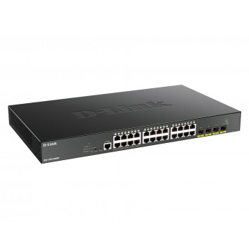 D-Link DGS-1250-28XMP switch Gestionado L3 Gigabit Ethernet (10 100 1000) Negro Energía sobre Ethern