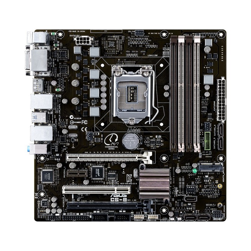 ASUS CS-B - LGA1150 - Micro ATX - Intel® Q87 90MB0G20-M0EAY0