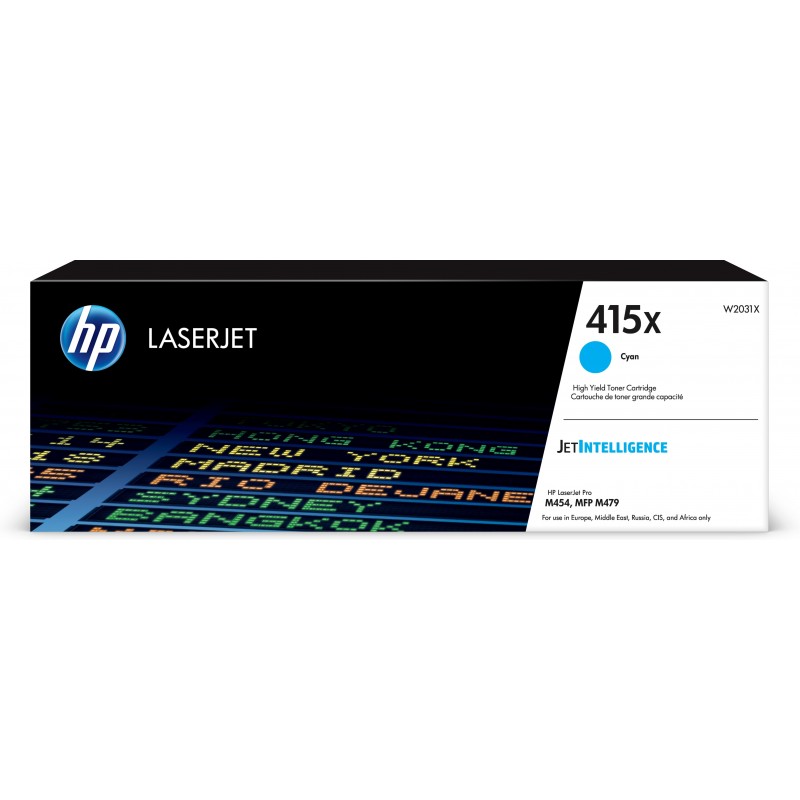 HP 415X Original Cian 1 pieza(s) W2031X