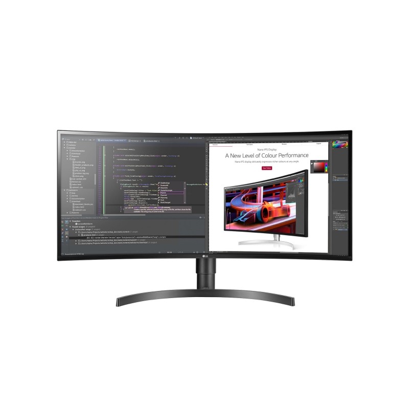 LG 34WL85C-B - 34" - 3440x1440 - UltraWide Quad HD - Curva Mate - Negro