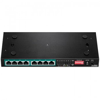 Trendnet TPE-LG80 switch No administrado Gigabit Ethernet (10 100 1000) Negro Energía sobre Ethernet