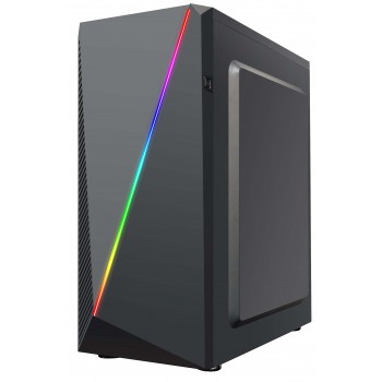 CoolBox Caja Gaming RGB DeepAbyss - Negro, Transparente COO-DGC-ABYSS-0