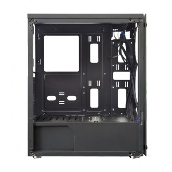 CoolBox Caja Gaming RGB DeepAbyss - Negro, Transparente COO-DGC-ABYSS-0