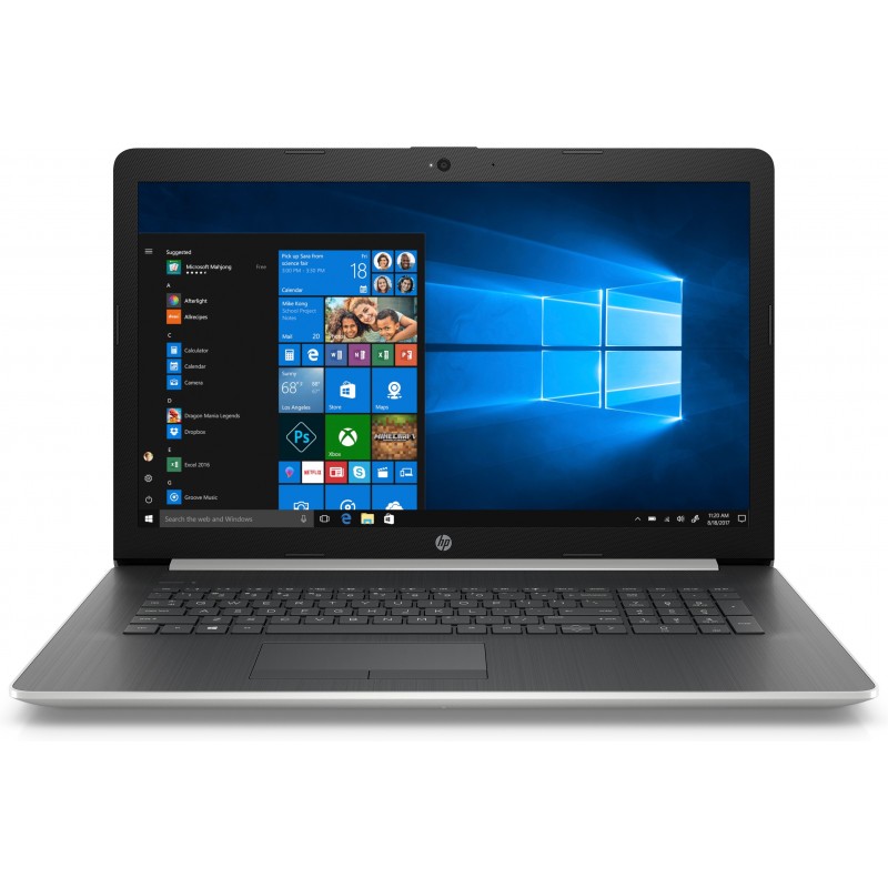 HP 17-by0011ns Gris, Plata - 17.3" - 1600x900 - Intel Core i3-7020U - 8GB - 256GB SSD 6EL18EA