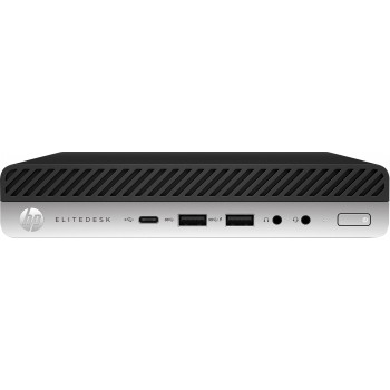 HP EliteDesk 800 G5 - Intel Core i5-9500 - 8GB - 256GB SSD - Negro, Plata Mini PC 7PF42EAABE