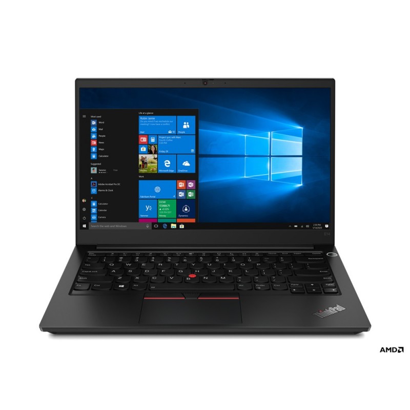 Lenovo ThinkPad E14 Negro  - 14" - 1920x1080 - AMD Ryzen 5 - 8GB - 256GB SSD - Wi-Fi 6 - W10 Pro 20T6000TSP