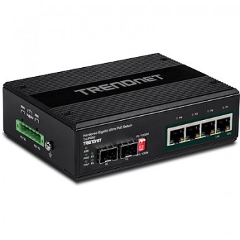 Trendnet TI-UPG62 switch No administrado L2 Gigabit Ethernet (10 100 1000) Negro - PoE