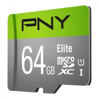 PNY Elite 64GB MicroSDXC Clase 10 P-SDUX64U185GW-GE