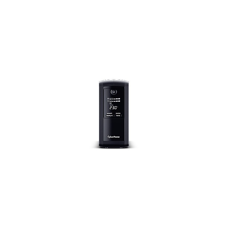 CyberPower VP700ELCD - UPS - Línea interactiva 700 VA 390 W 3 salidas AC