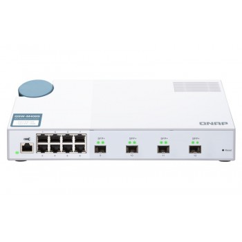 QNAP QSW-M408S switch Gestionado L2 Gigabit Ethernet (10 100 1000) Blanco