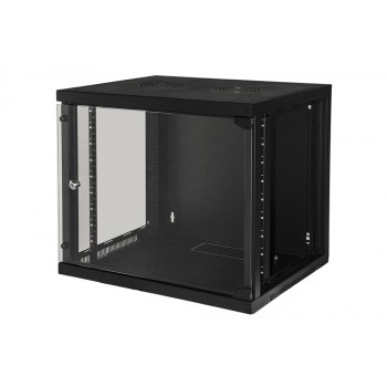 Link Accessori LK1909UN armario rack 9U Bastidor de pared Negro