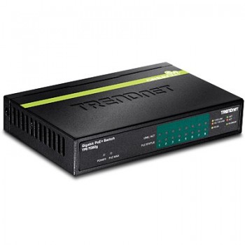 Trendnet TPE-TG82G switch Gigabit Ethernet (10 100 1000) Negro Energía sobre Ethernet (PoE)