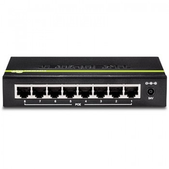Trendnet TPE-TG82G switch Gigabit Ethernet (10 100 1000) Negro Energía sobre Ethernet (PoE)