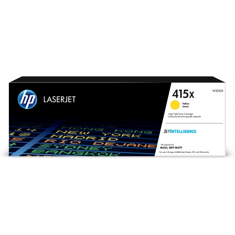 HP 415X Original Amarillo 1 pieza(s) W2032X