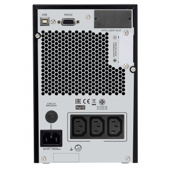 APC SRV1KIL - UPS - Doble conversión (en línea) 1000 VA 800 W 3 salidas AC