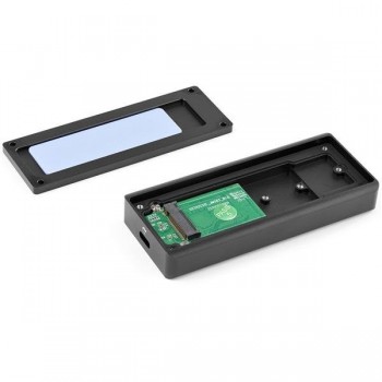 StarTech.com Caja USB 3.1 Gen 2 (10Gbps) para Unidades SSD NVMe M.2 - Resistente al Agua y el Polvo  M2E1BRU31C