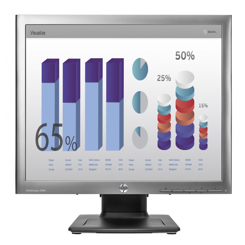 HP - 18.9 - IPS - 8 ms - Plata - E4U30AAABB E4U30AAABB