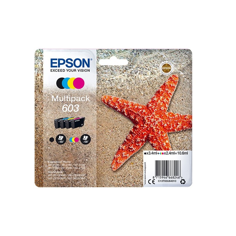 Epson Multipack 4-colours 603 Ink C13T03U64020