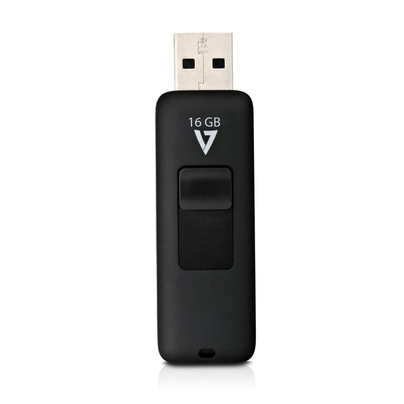 (Reacondicionado) V7 VF2 16GAR-3E flash USB 16 GB Negro VF216GAR-3E