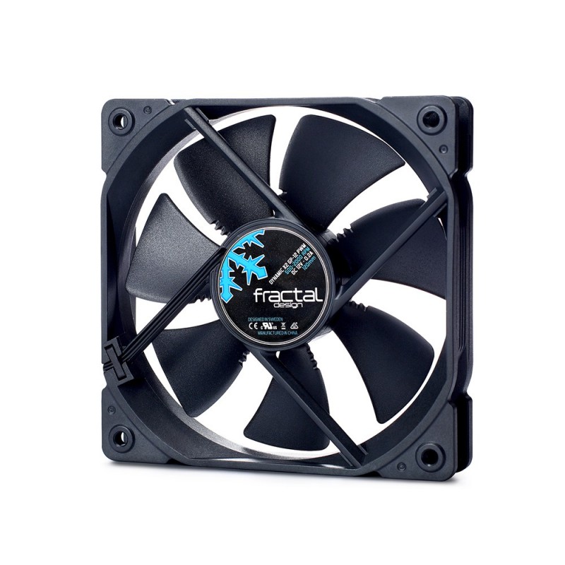 Fractal Design Dynamic X2 GP-12 PWM Ventilador 12 cm Negro FD-FAN-DYN-X2-GP12-P